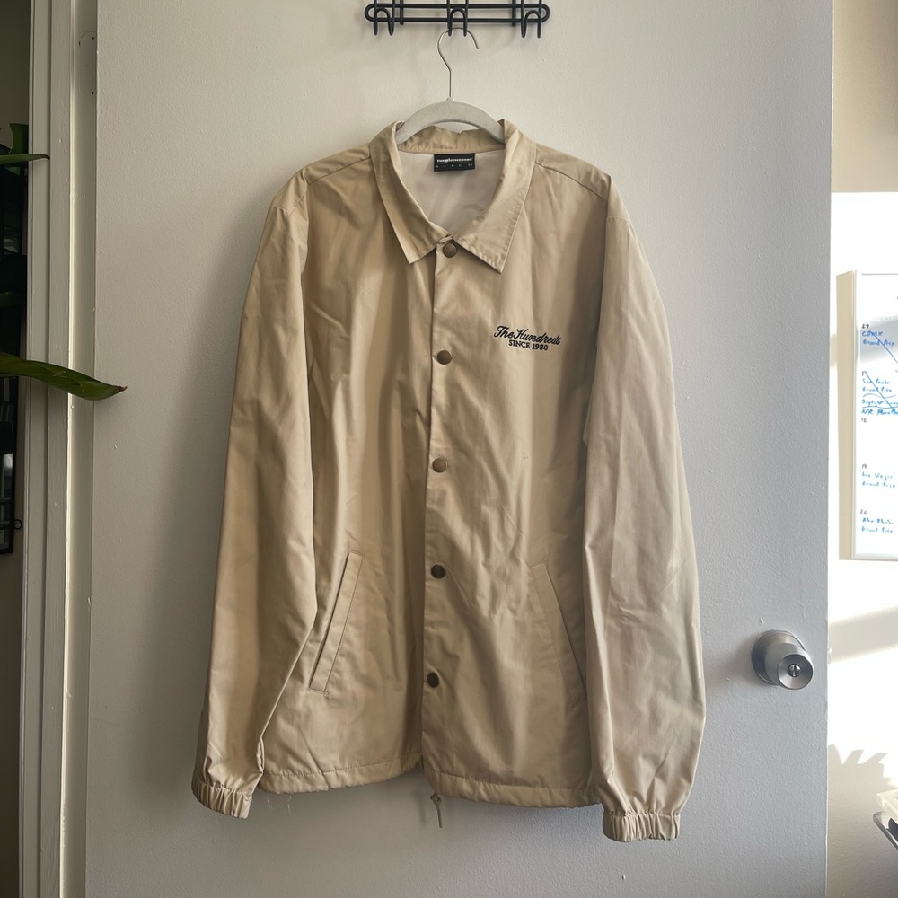 The Hundreds Windbreaker / Light Jacket, Cream